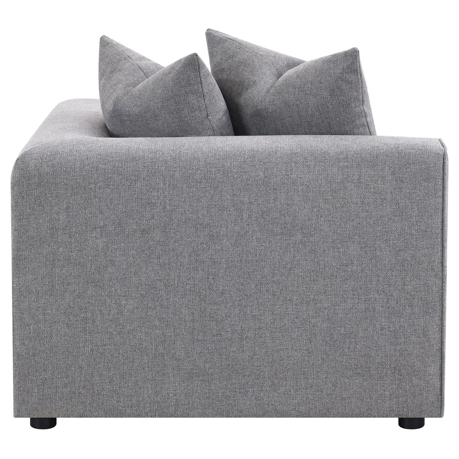 Jennifer Tight Seat Corner Chair Gray - 551595 - Bien Home Furniture &amp; Electronics