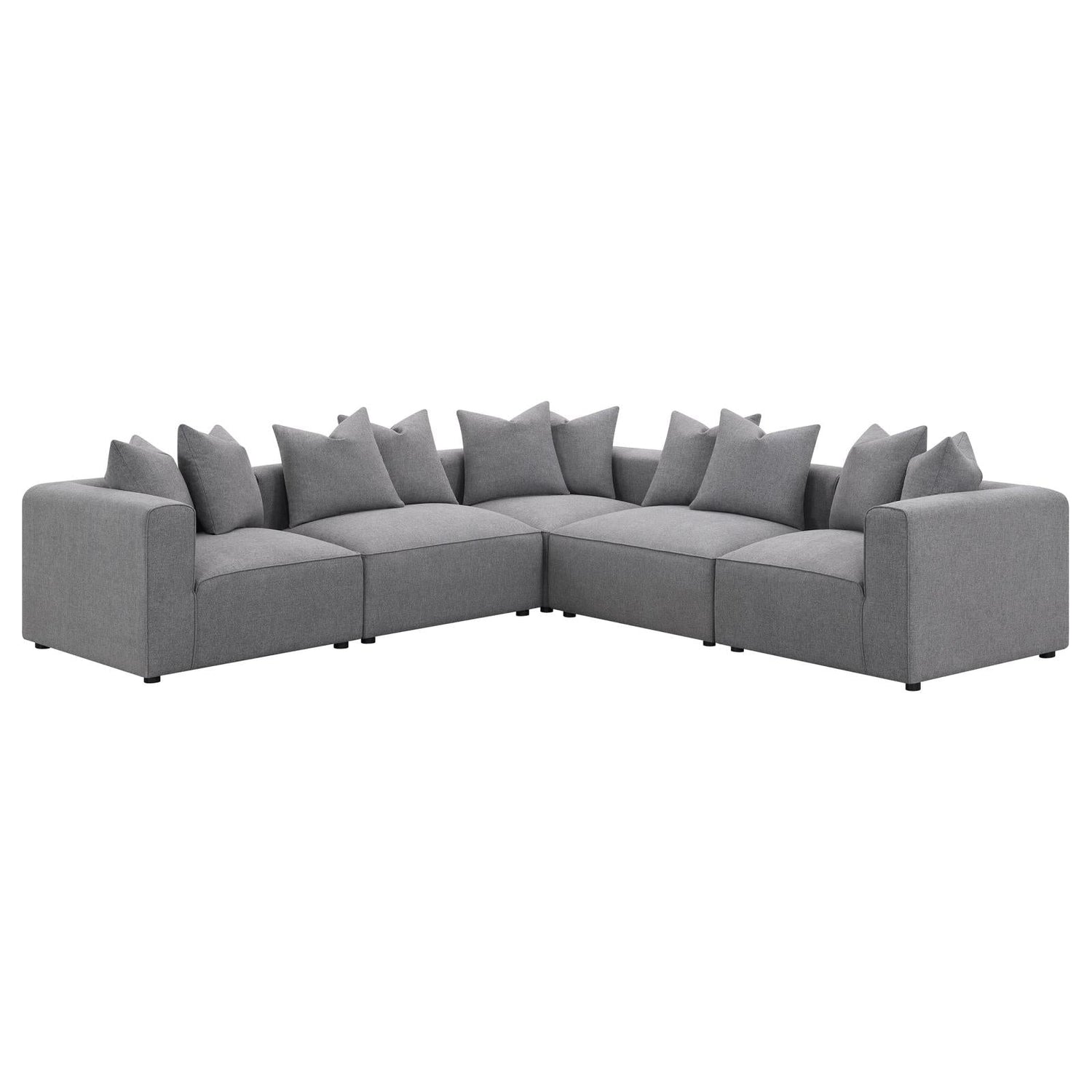 Jennifer Tight Seat Corner Chair Gray - 551595 - Bien Home Furniture &amp; Electronics