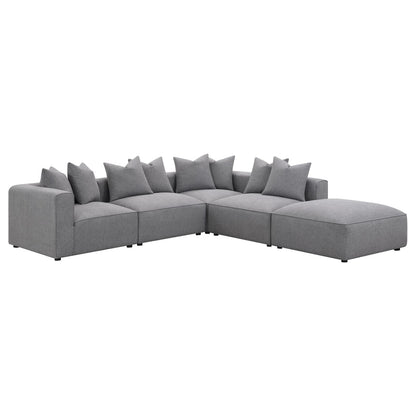 Jennifer Tight Seat Corner Chair Gray - 551595 - Bien Home Furniture &amp; Electronics