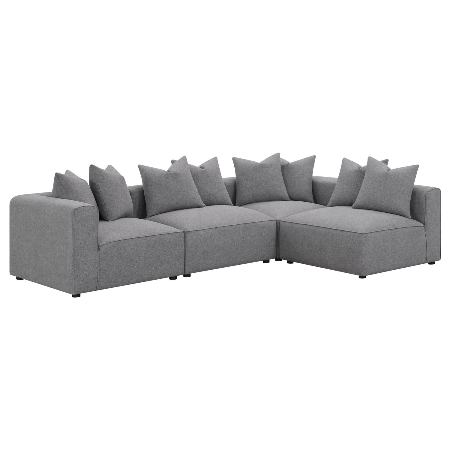 Jennifer Tight Seat Corner Chair Gray - 551595 - Bien Home Furniture &amp; Electronics