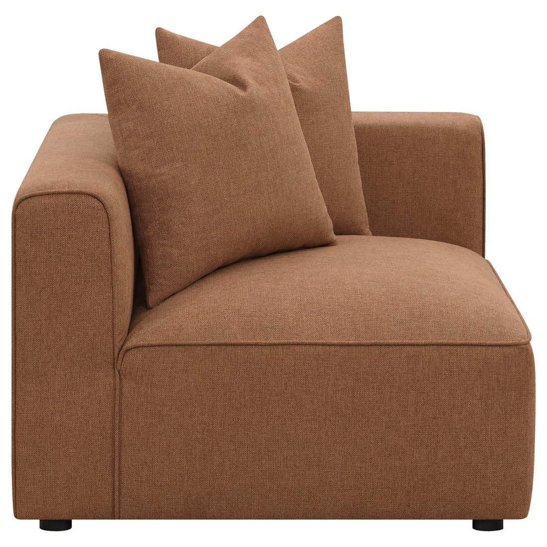 Jennifer Upholstered Corner Terracotta - 551592 - Bien Home Furniture &amp; Electronics