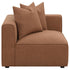 Jennifer Upholstered Corner Terracotta - 551592 - Bien Home Furniture & Electronics