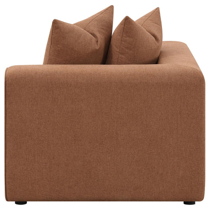 Jennifer Upholstered Corner Terracotta - 551592 - Bien Home Furniture &amp; Electronics