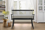 Jerimiah Spindleback Black Bench - 4185-BENCH-BK - Bien Home Furniture & Electronics