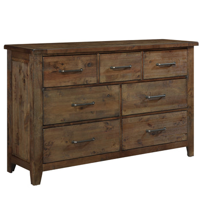 Jerrick Burnished Brown Dresser - 1957-5 - Bien Home Furniture &amp; Electronics