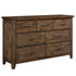 Jerrick Burnished Brown Dresser - 1957-5 - Bien Home Furniture & Electronics