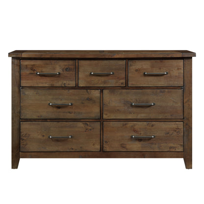 Jerrick Burnished Brown Dresser - 1957-5 - Bien Home Furniture &amp; Electronics