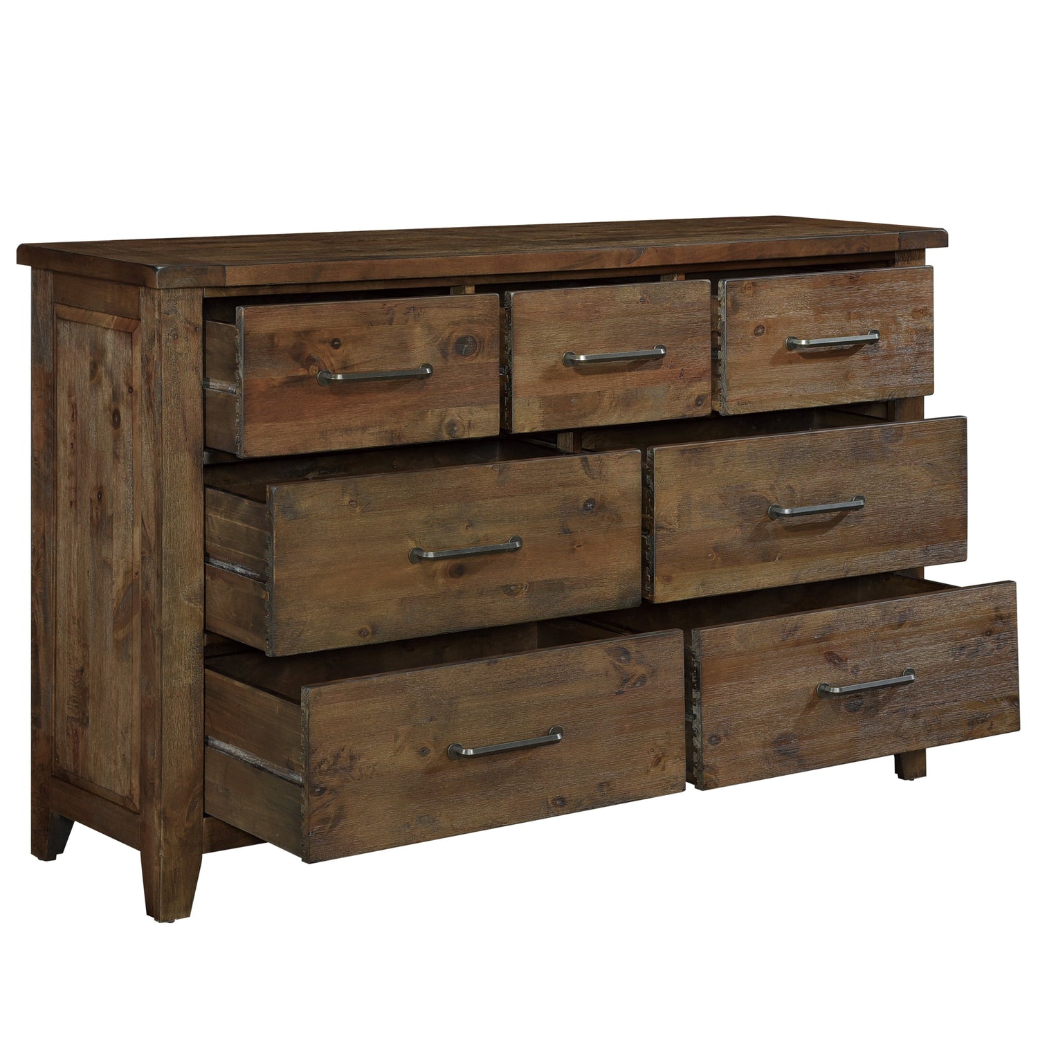 Jerrick Burnished Brown Dresser - 1957-5 - Bien Home Furniture &amp; Electronics