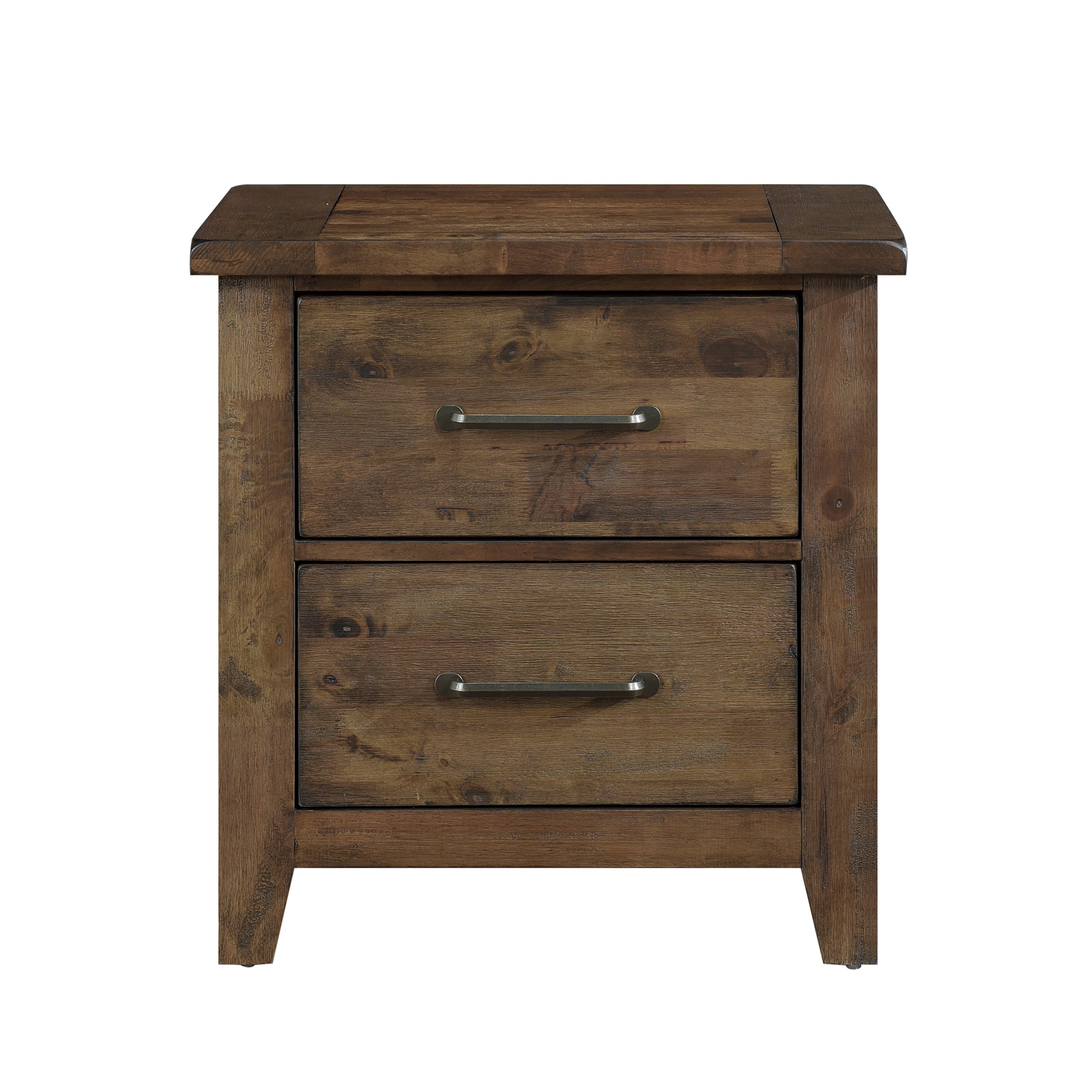 Jerrick Burnished Brown Nightstand - 1957-4 - Bien Home Furniture &amp; Electronics