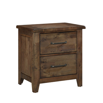 Jerrick Burnished Brown Nightstand - 1957-4 - Bien Home Furniture &amp; Electronics