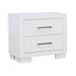 Jessica 2-Drawer Nightstand White - 202992 - Bien Home Furniture & Electronics