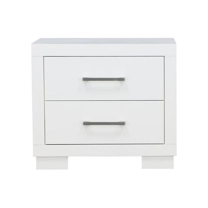 Jessica 2-Drawer Nightstand White - 202992 - Bien Home Furniture &amp; Electronics