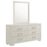Jessica 6-drawer Dresser with Mirror White - 202993M - Bien Home Furniture & Electronics