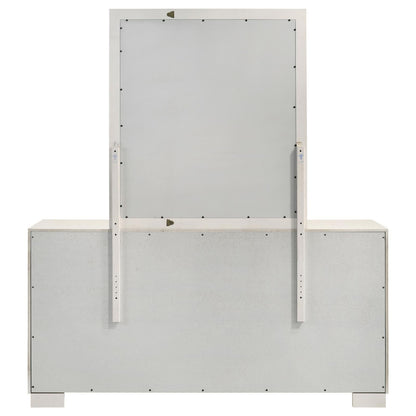 Jessica 6-drawer Dresser with Mirror White - 202993M - Bien Home Furniture &amp; Electronics