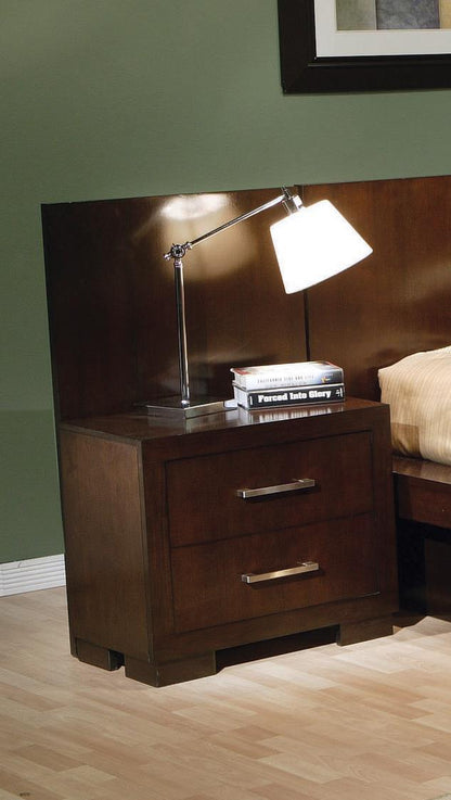 Jessica Nightstand Panels Cappuccino (Set of 2) - 200710 - Bien Home Furniture &amp; Electronics