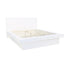 Jessica Queen Platform Bed with Rail Seating White - 202990Q - Bien Home Furniture & Electronics