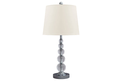 Joaquin Clear/Silver Finish Table Lamp, Set of 2 - L428084 - Bien Home Furniture &amp; Electronics