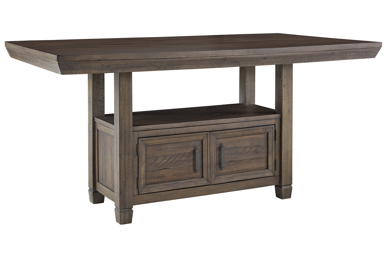 Johurst Grayish Brown Counter Height Dining Table - D762-32 - Bien Home Furniture &amp; Electronics