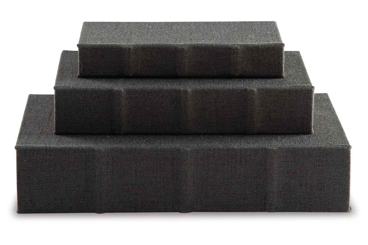 Jolina Black Box, Set of 3 - A2000489 - Bien Home Furniture &amp; Electronics