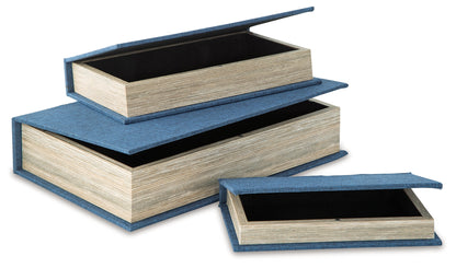 Jolina Blue Box Set (set of 3) - A2000617 - Bien Home Furniture &amp; Electronics