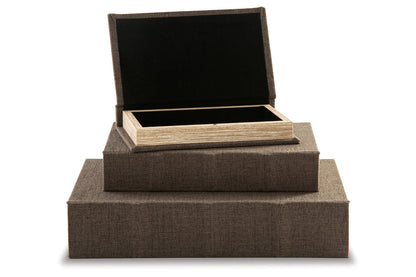 Jolina Brown Box, Set of 3 - A2000488 - Bien Home Furniture &amp; Electronics