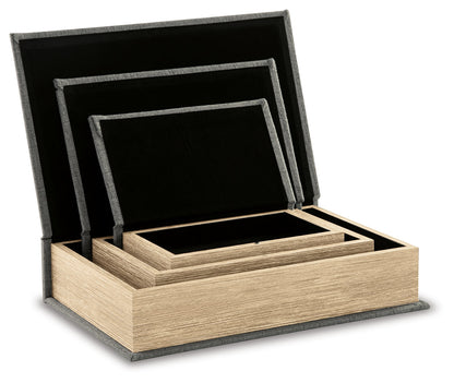 Jolina Gray Box, Set of 3 - A2000487 - Bien Home Furniture &amp; Electronics