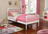 Jones Twin Bed White - 400415T - Bien Home Furniture & Electronics