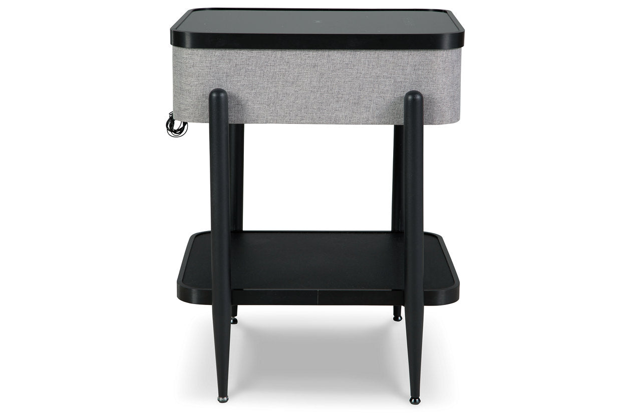 Jorvalee Gray/Black Accent Table - A4000550 - Bien Home Furniture &amp; Electronics