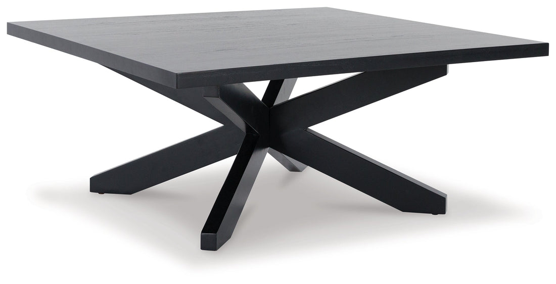 Joshyard Black Coffee Table - T461-8 - Bien Home Furniture &amp; Electronics