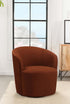 Joyce Burnt Orange Sloped Arms Swivel Chair - 905631 - Bien Home Furniture & Electronics