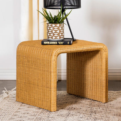 Juanita Square Rattan End Table Natural - 709817 - Bien Home Furniture &amp; Electronics