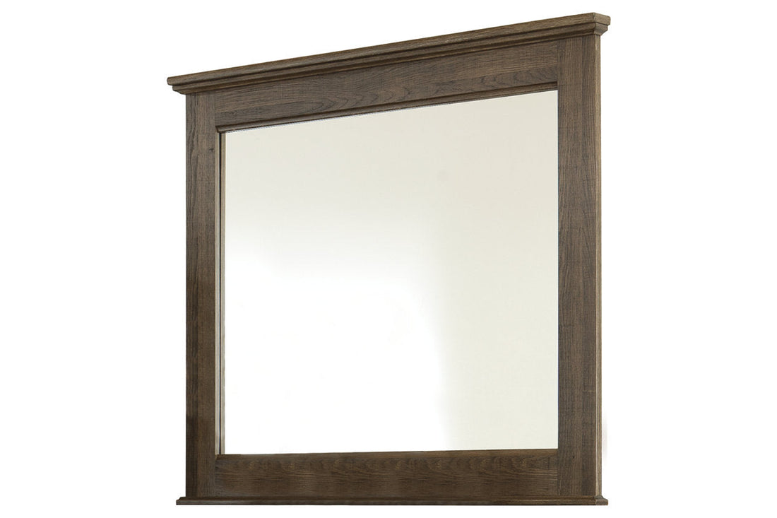 Juararo Dark Brown Bedroom Mirror (Mirror Only) - B251-36 - Bien Home Furniture &amp; Electronics