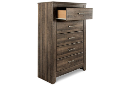 Juararo Dark Brown Chest of Drawers - B251-46 - Bien Home Furniture &amp; Electronics