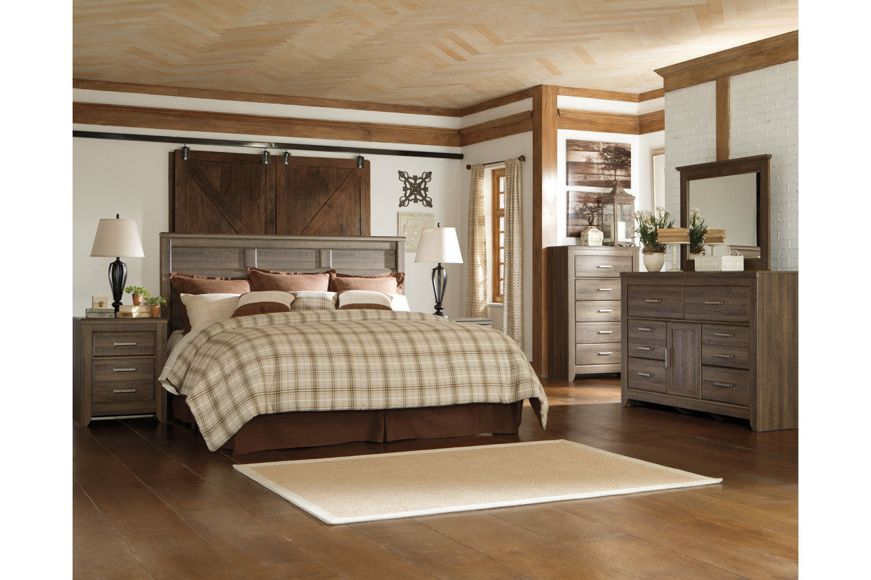 Juararo Dark Brown King/California King Panel Headboard - B251-58 - Bien Home Furniture &amp; Electronics