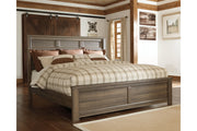 Juararo Dark Brown King Panel Bed - SET | B251-56 | B251-58 | B251-99 - Bien Home Furniture & Electronics