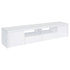 Jude 2-door 79" TV Stand With Drawers White High Gloss - 704262 - Bien Home Furniture & Electronics