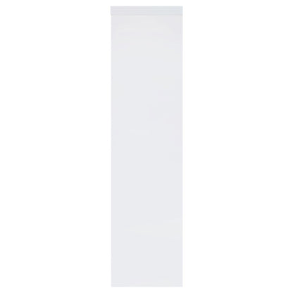 Jude 3-shelf Media Tower With Storage Cabinet White High Gloss - 704254 - Bien Home Furniture &amp; Electronics