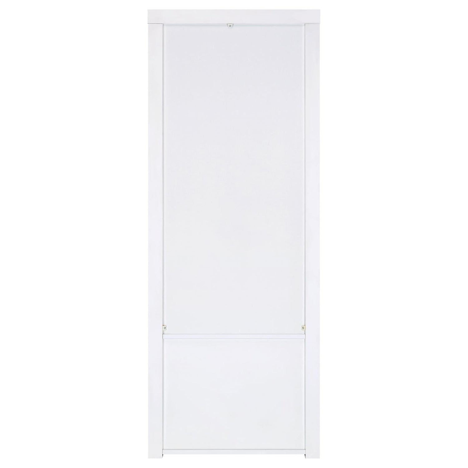 Jude 3-shelf Media Tower With Storage Cabinet White High Gloss - 704254 - Bien Home Furniture &amp; Electronics