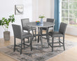 Judson 5-Pk Ct Ht Set Glitter Grey - 1717SET-GT - Bien Home Furniture & Electronics