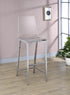 Juelia Chrome/Clear Acrylic Bar Stools, Set of 2 - 100295 - Bien Home Furniture & Electronics