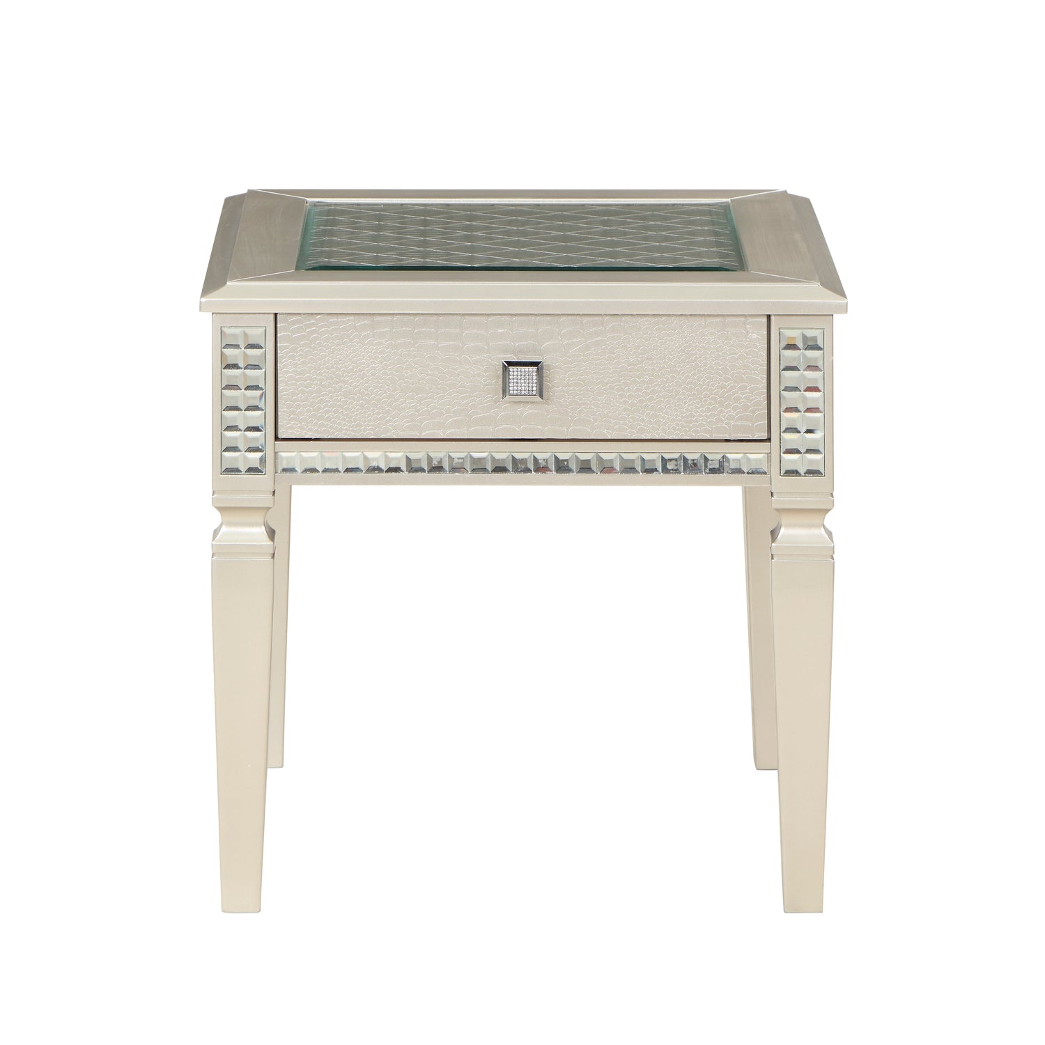 Juliette Champagne End Table - 5844-04 - Bien Home Furniture &amp; Electronics