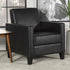 Julio Upholstered Accent Chair with Track Arms Black - 909478 - Bien Home Furniture & Electronics