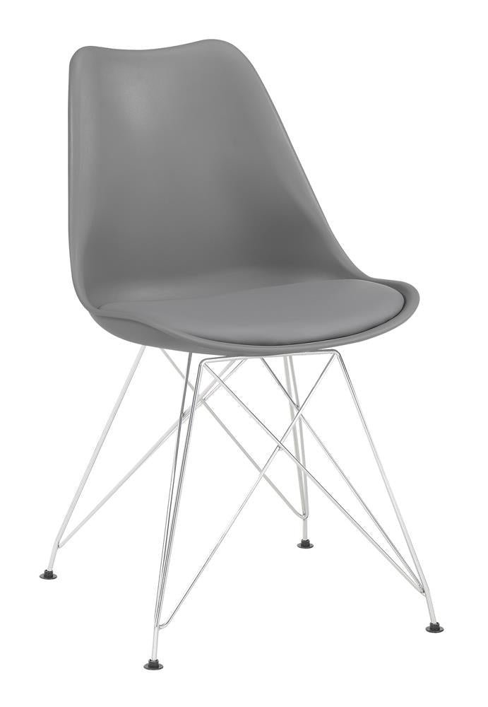 Juniper Gray Upholstered Side Chairs, Set of 2 - 110262 - Bien Home Furniture &amp; Electronics