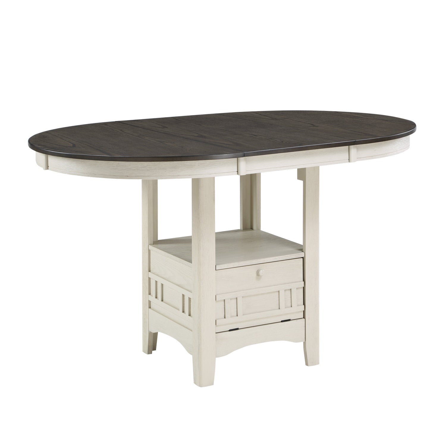 Junipero White Extendable Counter Height Table - 2423W-36 - Bien Home Furniture &amp; Electronics