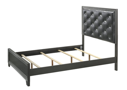 Kaia Gray Panel Bedroom Set - SET | B4750-Q-HBFB | B4750-KQ-RAIL | B4750-2 | B4750-4 - Bien Home Furniture &amp; Electronics