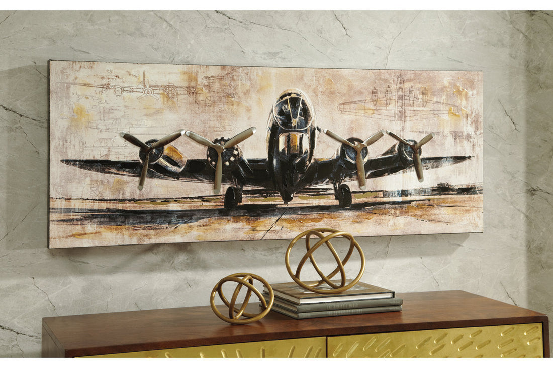 Kalene Brown/Black Wall Art - A8000152 - Bien Home Furniture &amp; Electronics