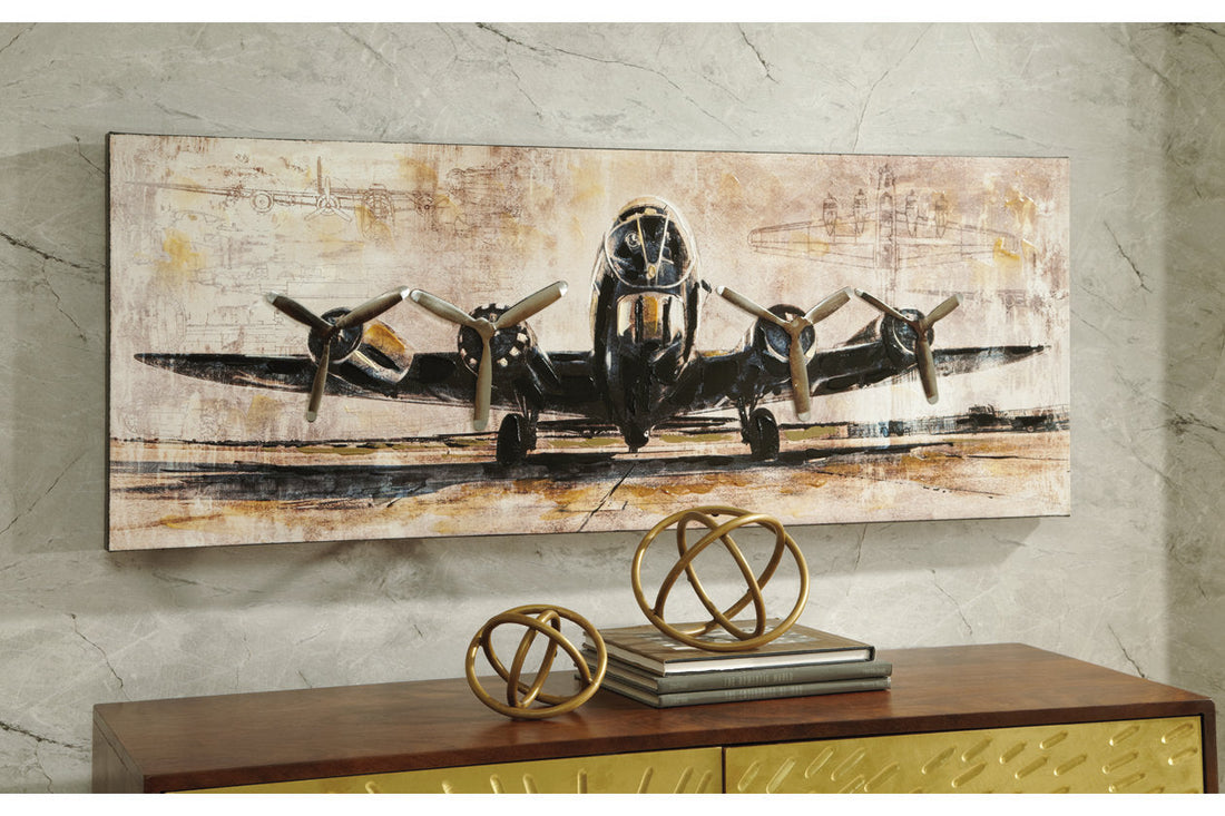 Kalene Brown/Black Wall Art - A8000152 - Bien Home Furniture & Electronics
