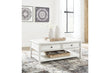 Kanwyn Whitewash Coffee Table - T937-1 - Bien Home Furniture & Electronics