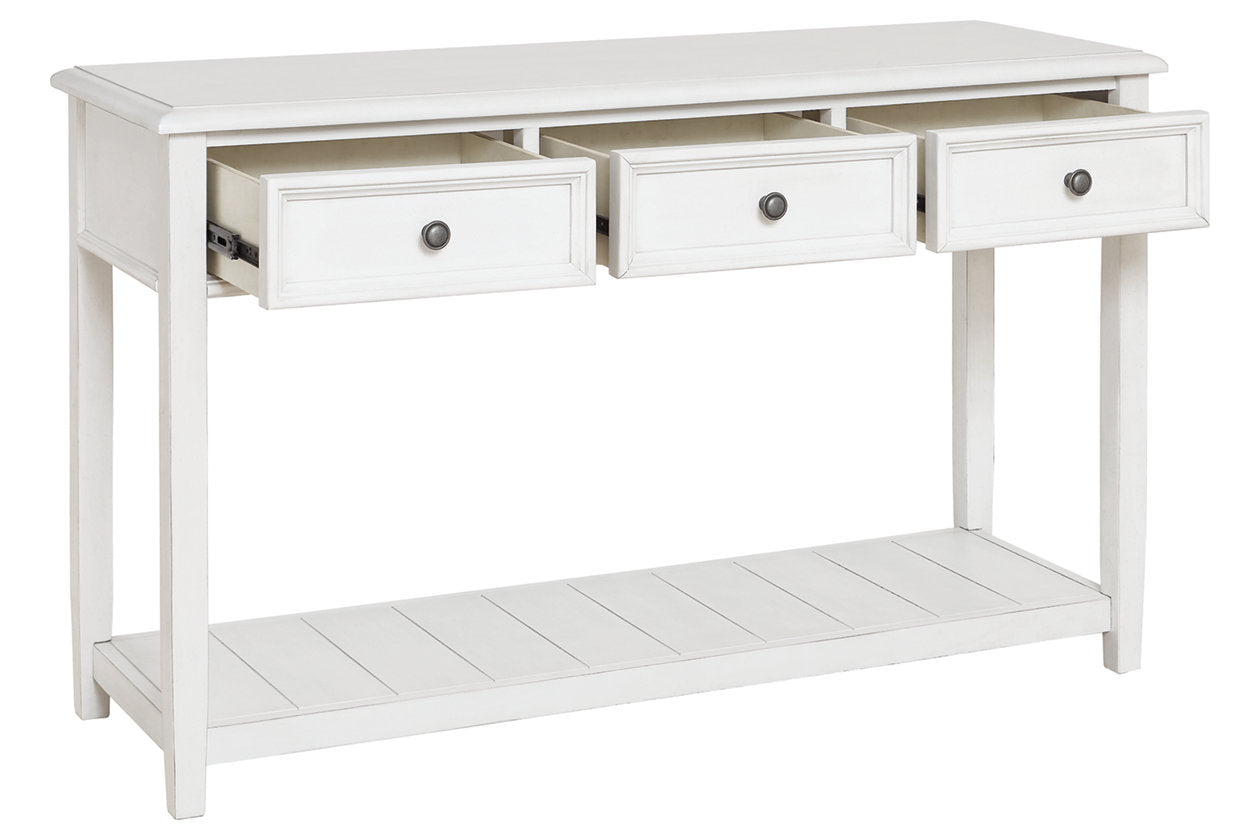 Kanwyn Whitewash Sofa Table - T937-4 - Bien Home Furniture &amp; Electronics