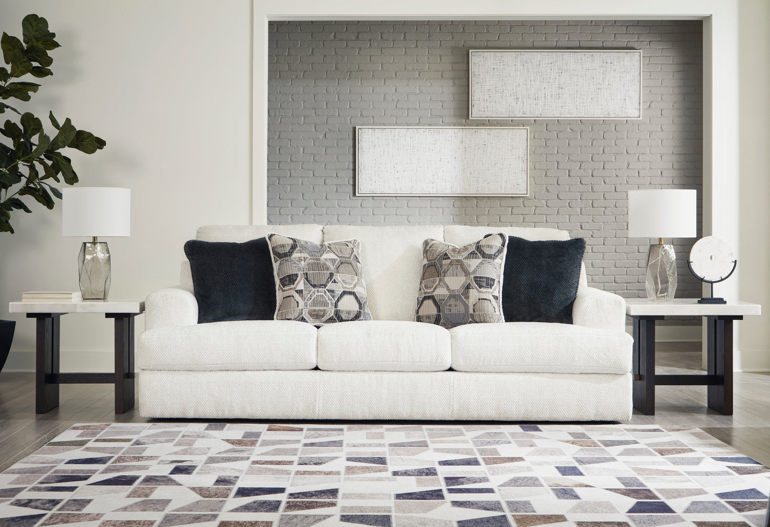 Karinne Linen Living Room Set - SET | 3140338 | 3140335 - Bien Home Furniture &amp; Electronics